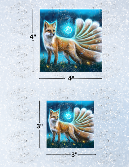 "Kitsune Tuskiko" By ©Anthony Christou Decorative Diamond Painting Release Papers