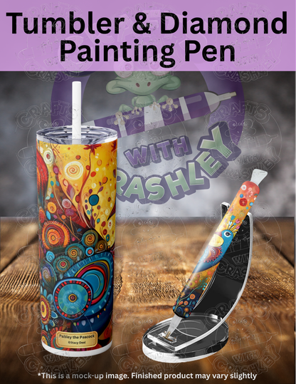 "Paisley the Peacock" by ©Stacy Deal Premium Accessories for Diamond Painting