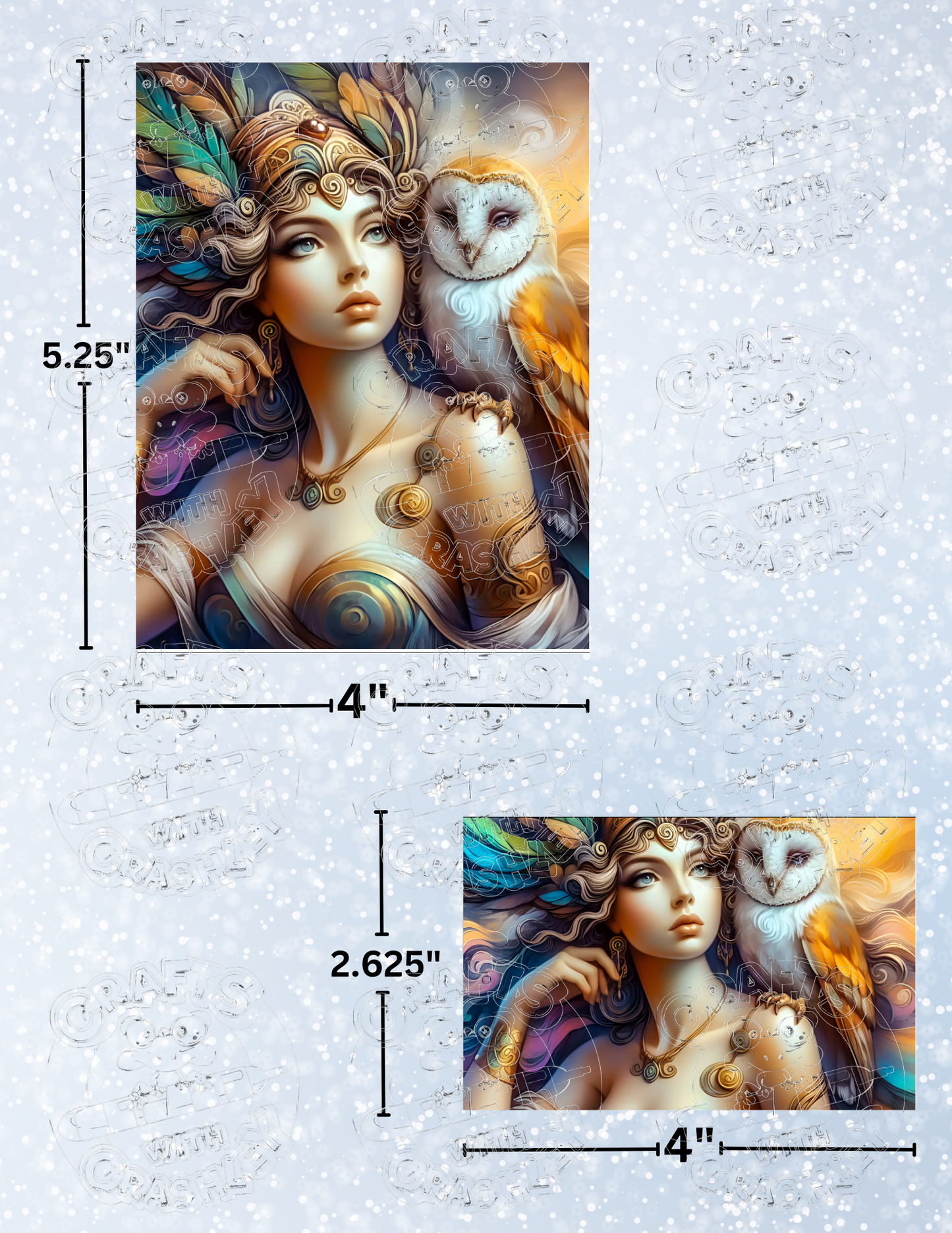 "Athena" by ©Stacy Deal Premium Decorative Release Papers for Diamond Painting