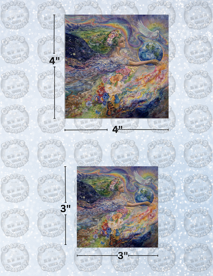 "Earth Angel" by ©Josephine Wall Decorative Diamond Painting Release Papers