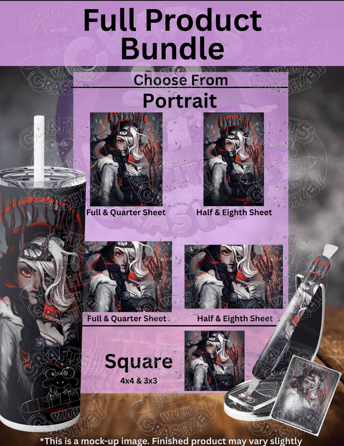 "Queen of Helheim" by ©ChrissaBug Premium Accessories for Diamond Painting