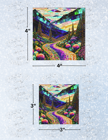 "Follow Your Path to Happiness" by ©Peggy Collins Decorative Diamond Painting Release Papers