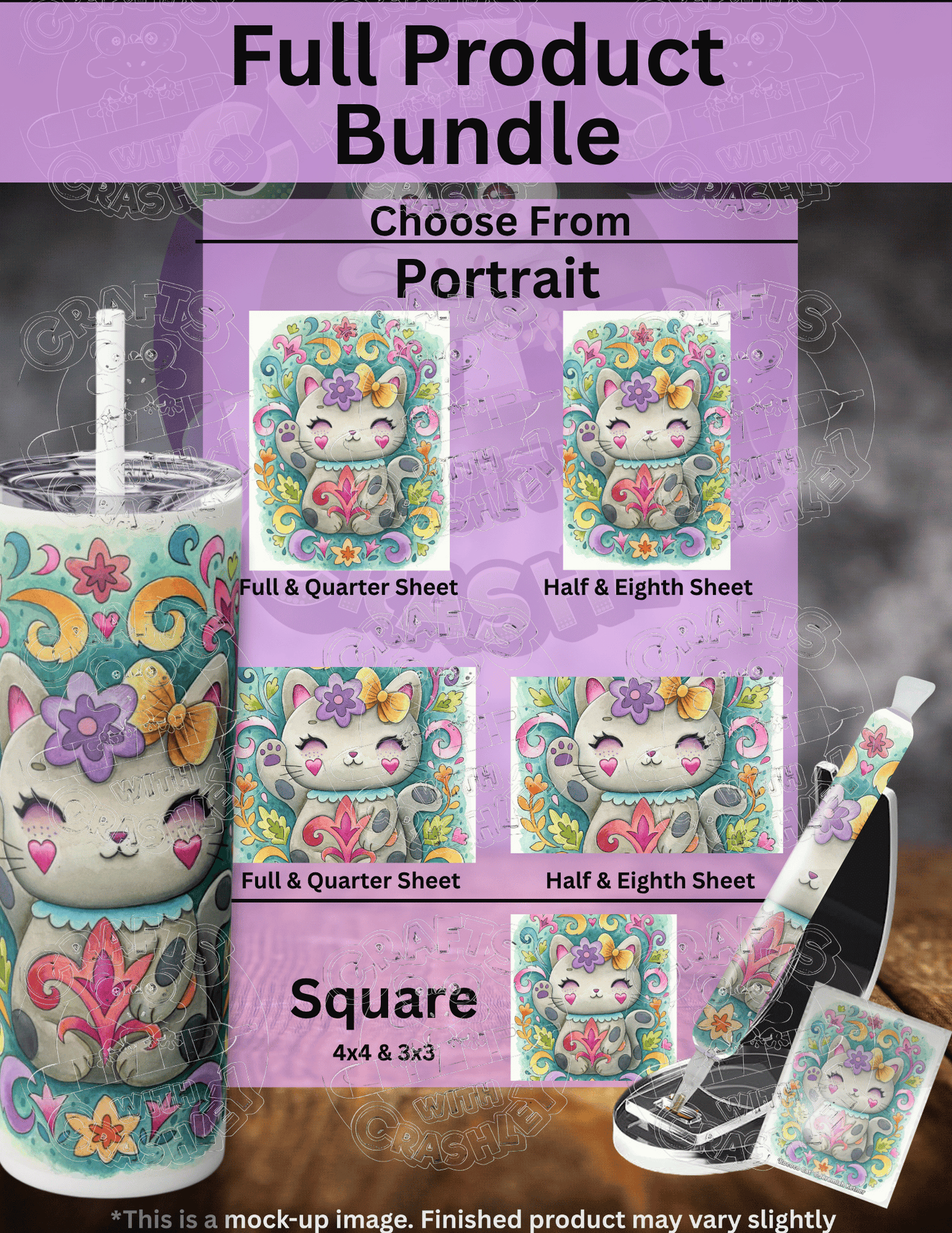 "Rococo Cat" by ©Jeremiah Ketner Premium Accessories for Diamond Painting