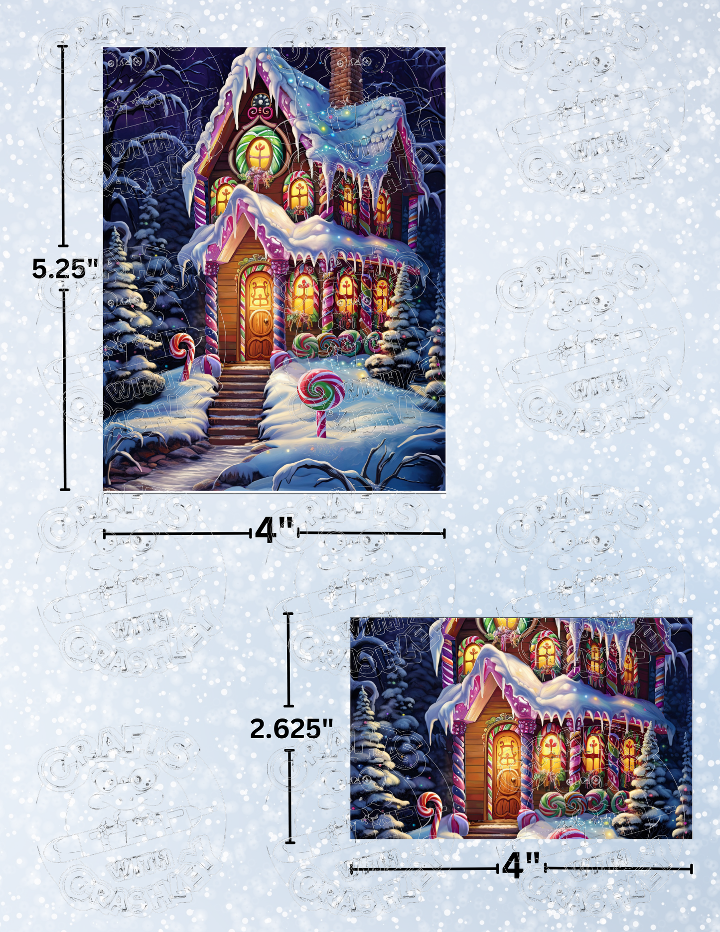 "The Sweet Winter Retreat" by ©Auclair Studio Premium Decorative Release Papers for Diamond Painting