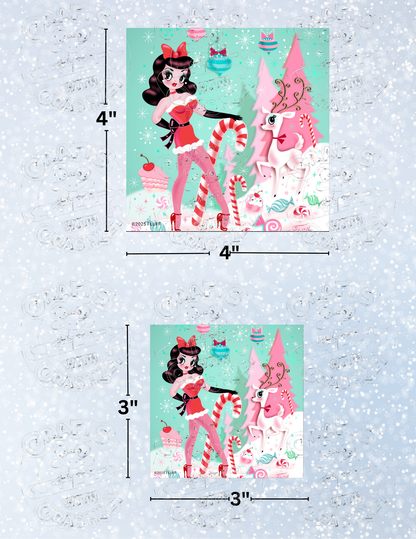 "Christmas Cutie" By ©Miss Fluff Decorative Diamond Painting Release Papers