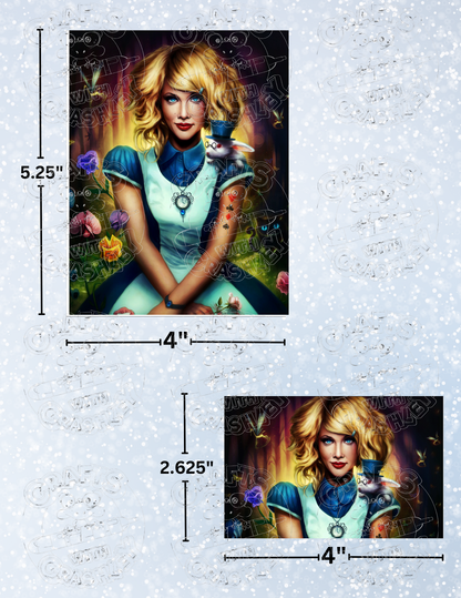 "Alice in Wonderland" by ©JoJoes Art Premium Decorative Release Papers for Diamond Painting