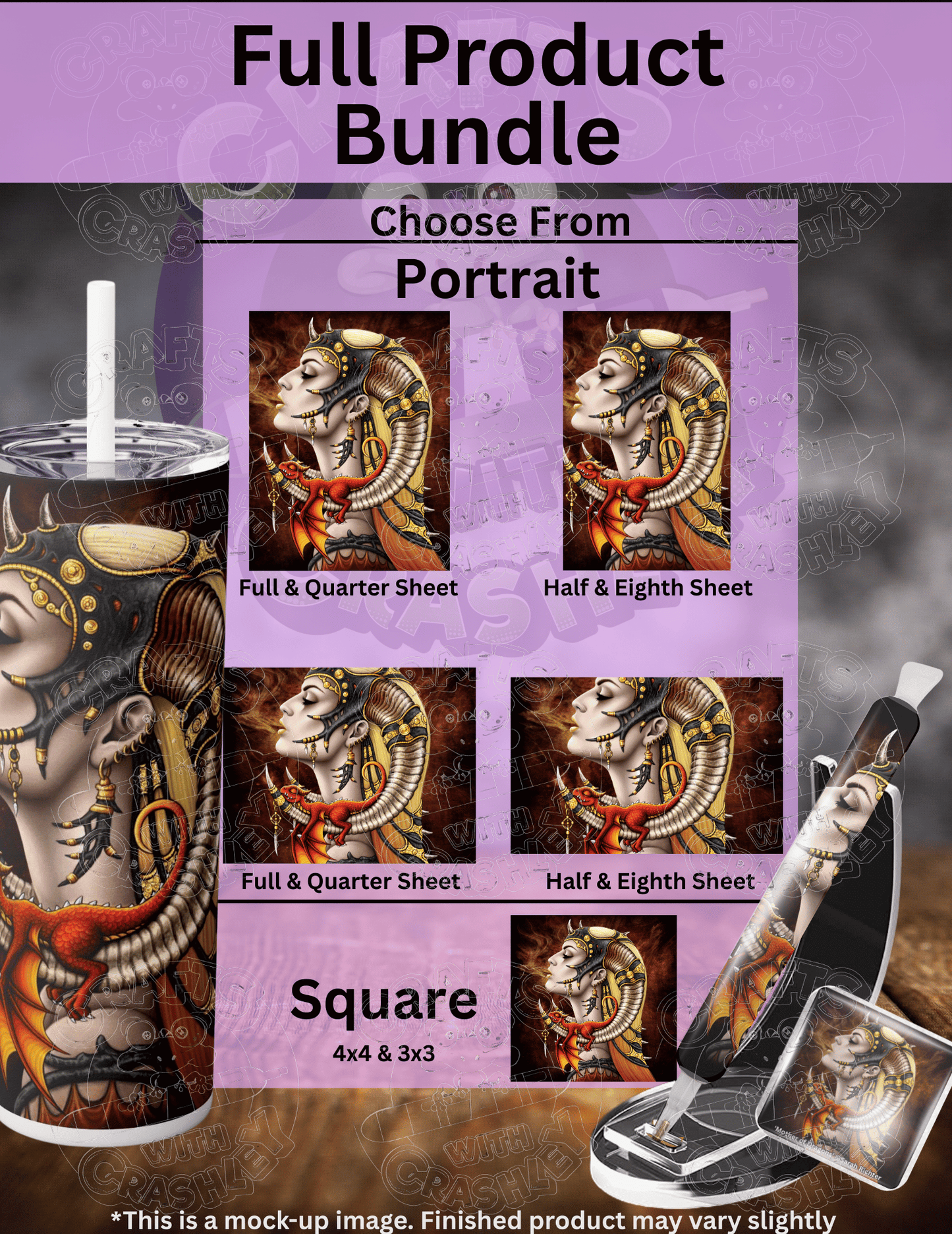 "Mother of Dragons" by ©Sarah Richter Premium Accessories for Diamond Painting