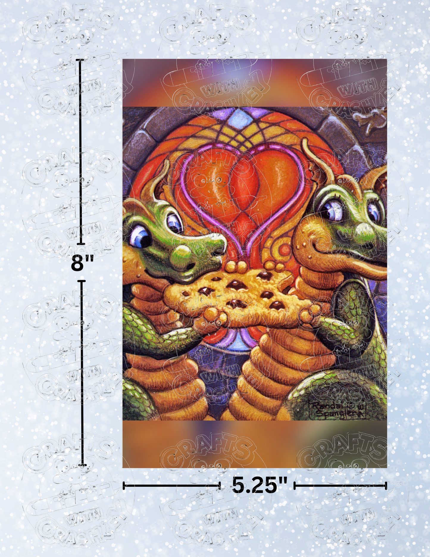 "It Tastes Better When We Share" by ©Randal Spangler Premium Decorative Release Papers for Diamond Painting