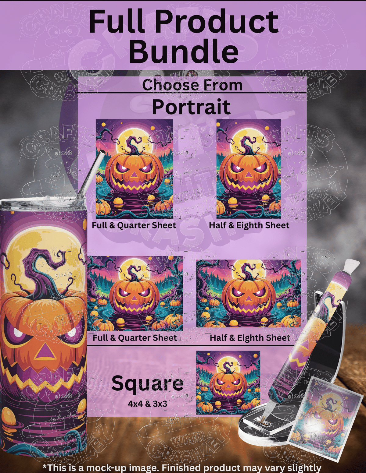 "Jack-O-Lantern Lagoon" Premium Accessories for Diamond Painting