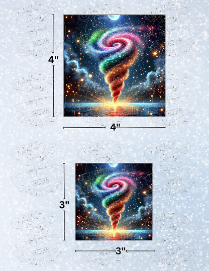 "Glitter Storm" by ©Cocomarshmallow Premium Decorative Release Papers for Diamond Painting