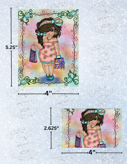Product Bundle "Shopping Girl Fluffy Bestie" by ©Sherri Baldy