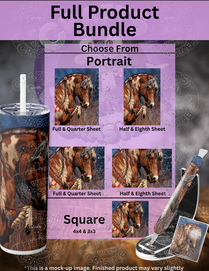 "War Pony" by ©Laurie Prindle Premium Accessories for Diamond Painting