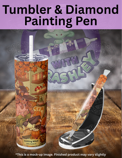 "Knitting Witch" by ©Mrs Butter D Premium Accessories for Diamond Painting