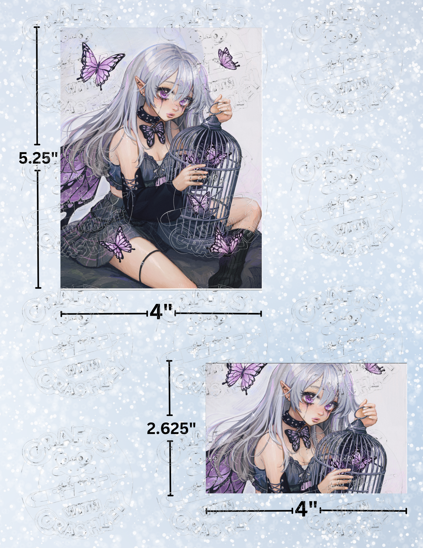 "Cage Keeper" by ©Ivy Dolamore Premium Decorative Release Papers for Diamond Painting