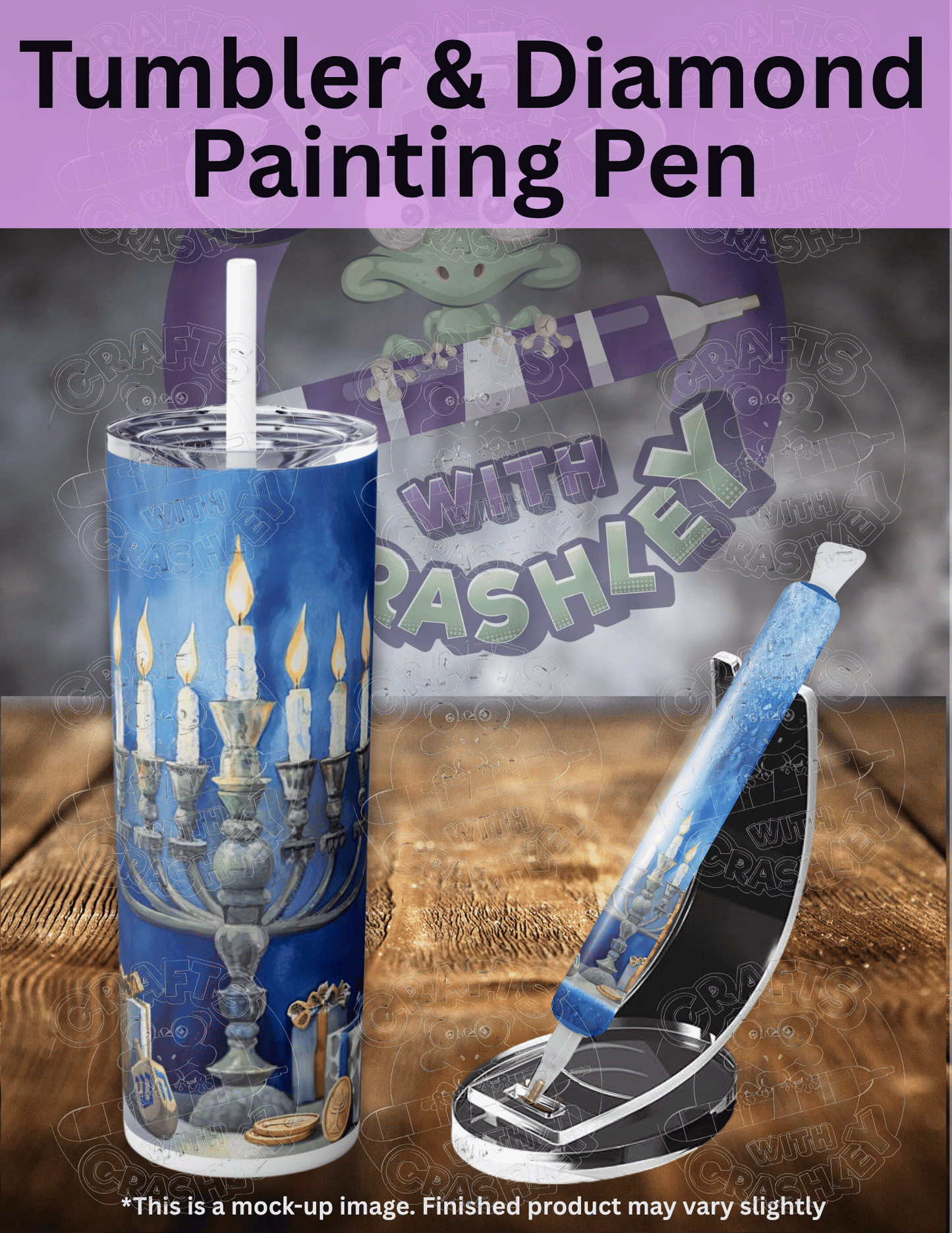 "Festival of Lights The Hanukkah Menorah and Gifts" by ©Auclair Studio Premium Accessories for Diamond Painting