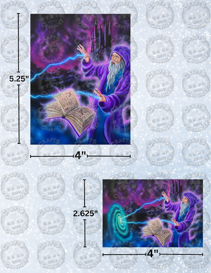 "Spellcaster" by Becca Tindol Decorative Diamond Painting Release Papers