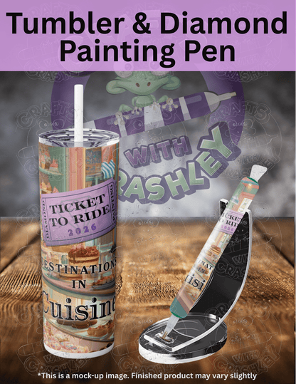 "Ticket to Ride 2026 Bakery" Premium Accessories for Diamond Painting