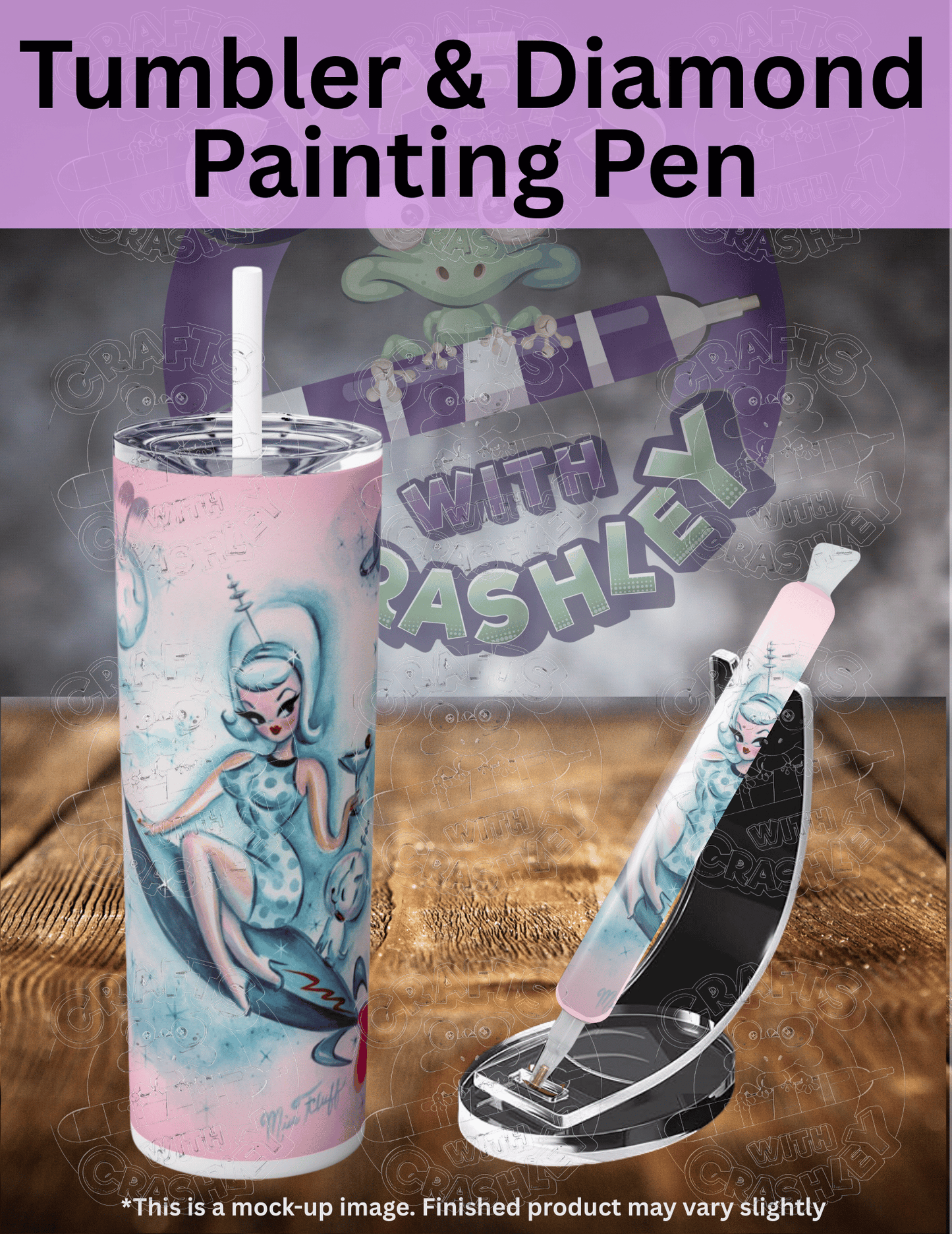 "Destination Palm Springs" by ©Miss Fluff Premium Accessories for Diamond Painting