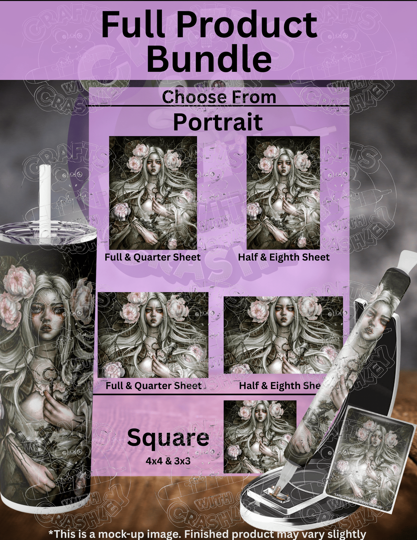 "Lady of the Lake" by ©Enys Guerrero Premium Accessories for Diamond Painting