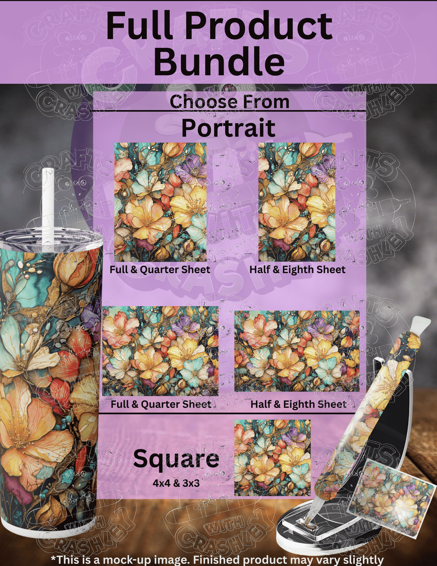 "Fancy Flower Garden" by ©Peggy Collins Premium Accessories for Diamond Painting