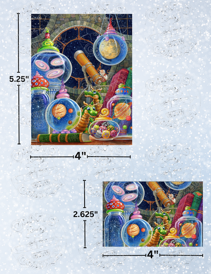 "The Universe in a Jar" by ©Randal Spangler Premium Decorative Release Papers for Diamond Painting