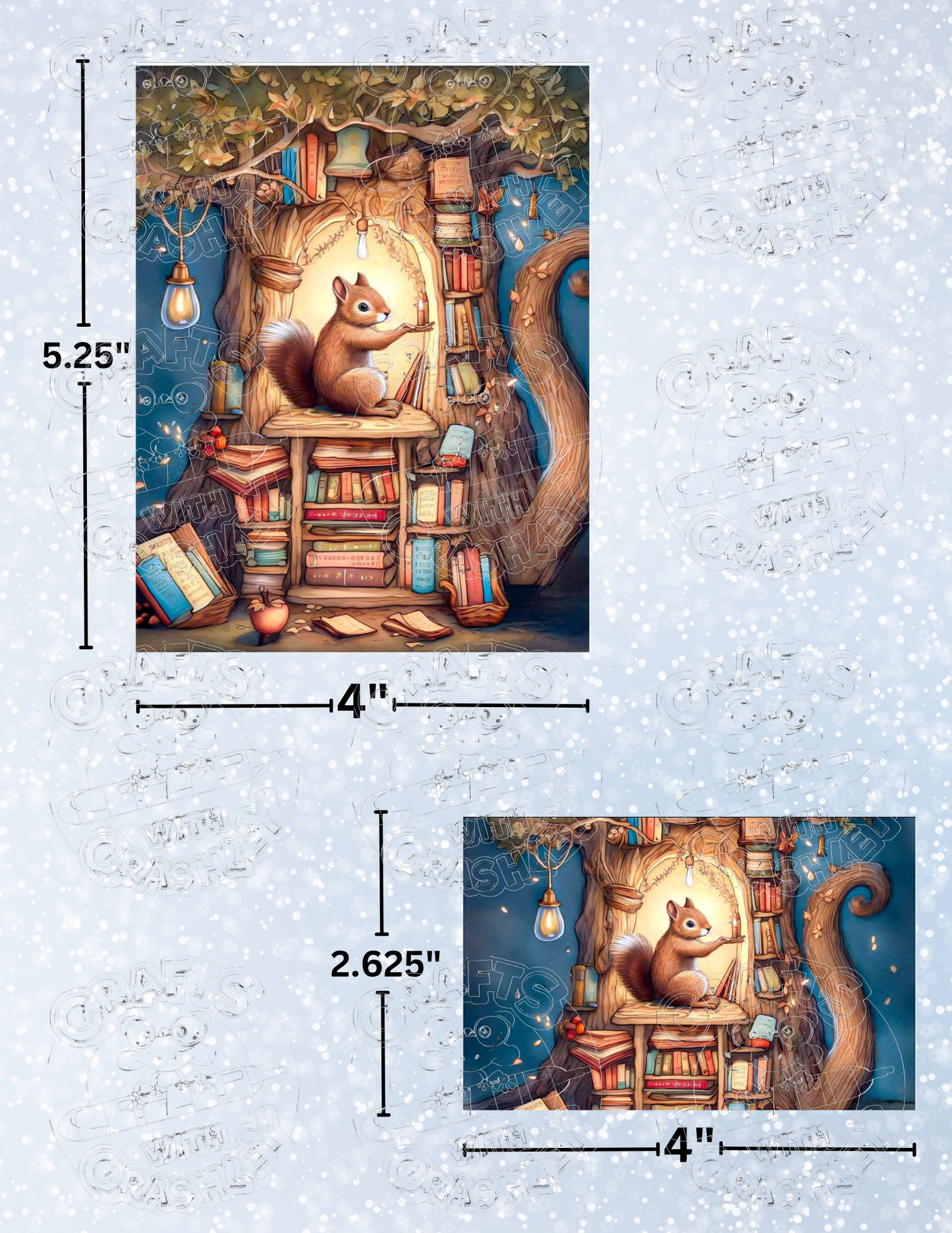 "Secret Library" by ©Stacy Deal Premium Decorative Release Papers for Diamond Painting