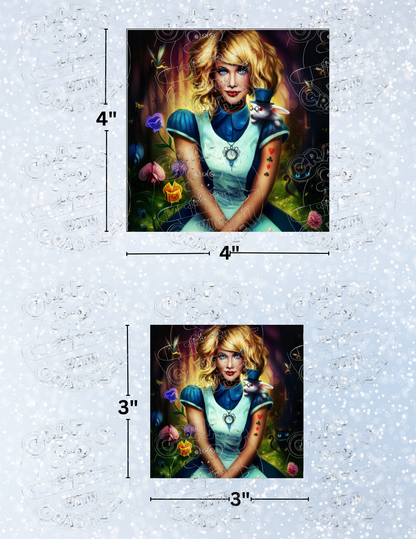 "Alice in Wonderland" by ©JoJoes Art Premium Decorative Release Papers for Diamond Painting