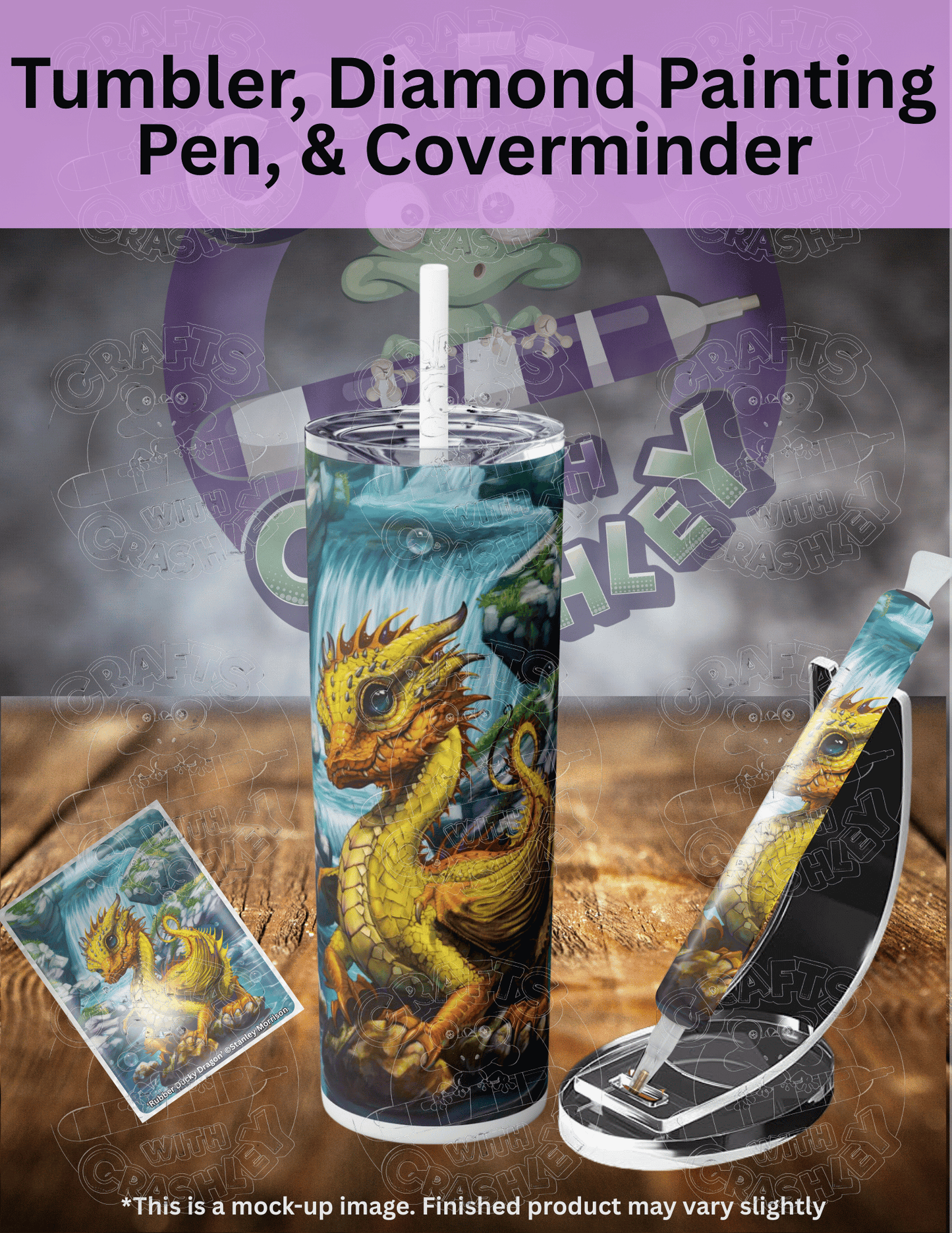 "Rubber Ducky Dragon" by ©Stanley Morrison Premium Accessories for Diamond Painting