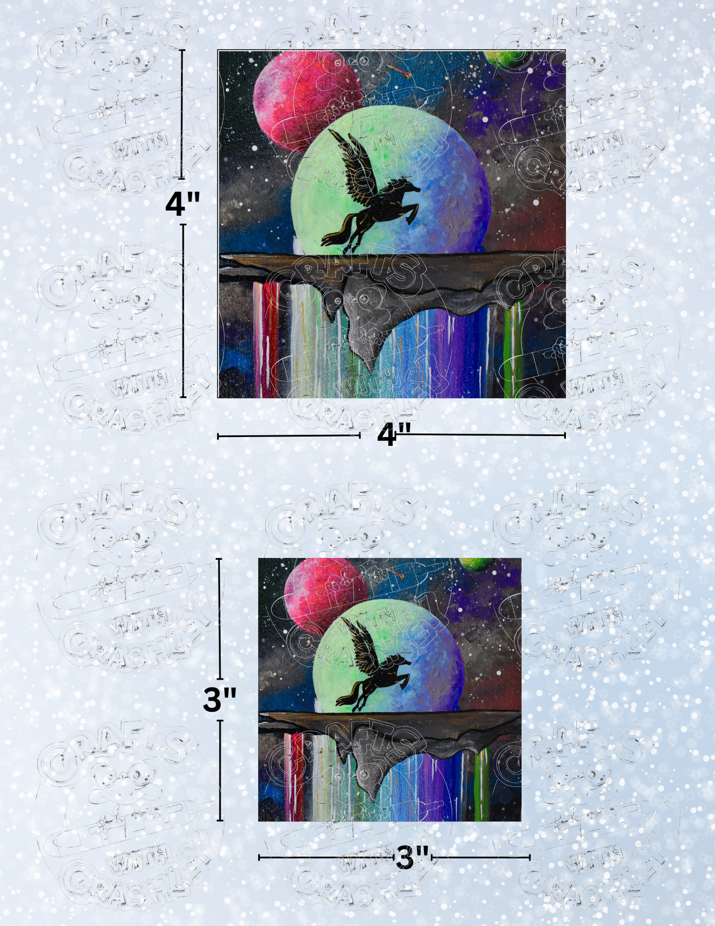 "Taking Flight" by ©Deborah Malcolm Premium Decorative Release Papers for Diamond Painting