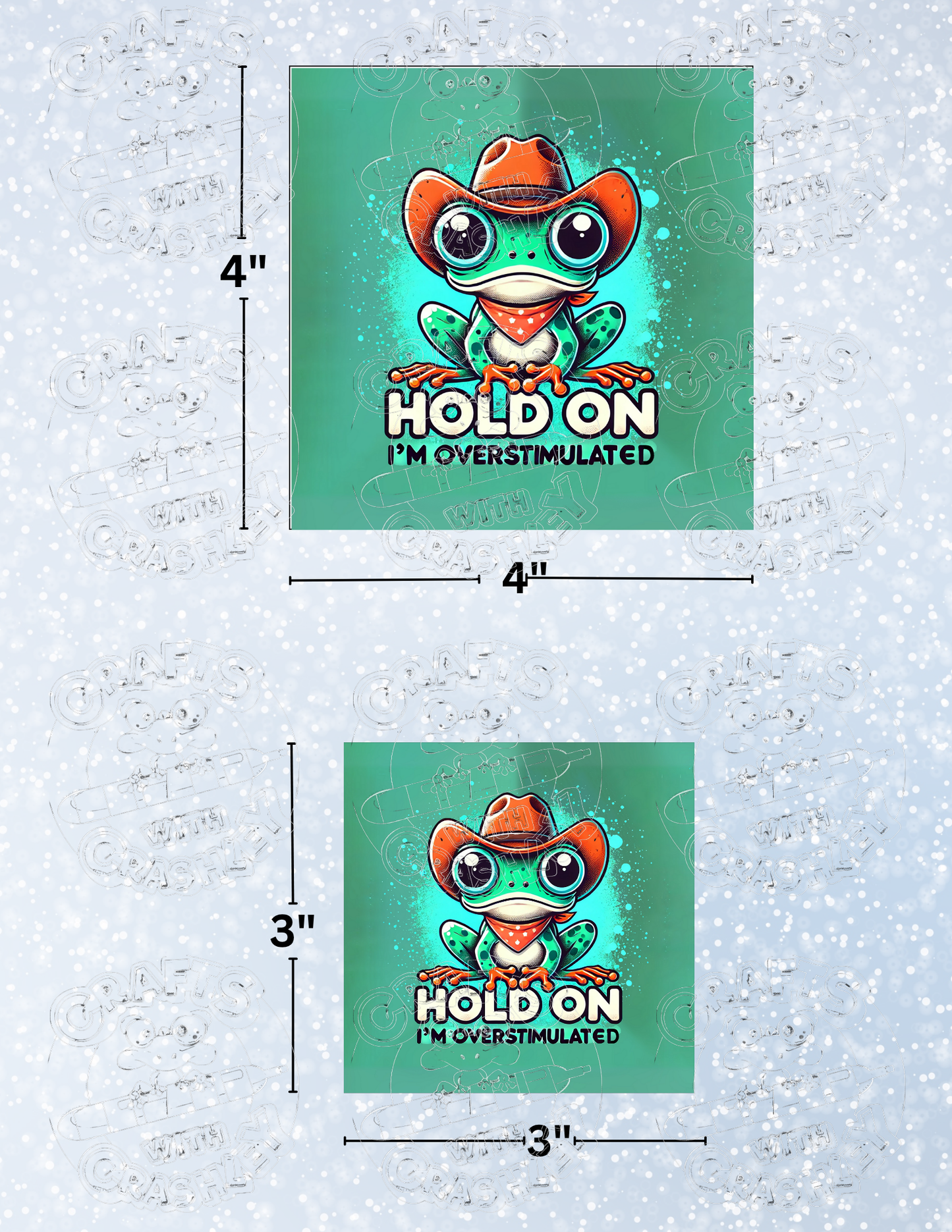 "Hold On" Premium Decorative Release Papers for Diamond Painting