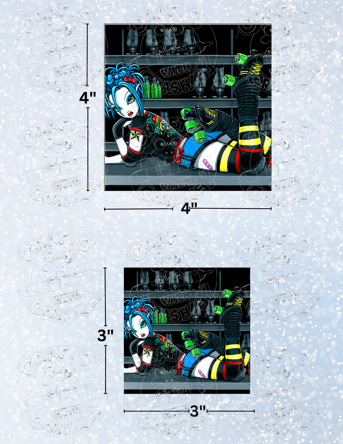 "Darby" by ©Myka Jelina Premium Decorative Release Papers for Diamond Painting