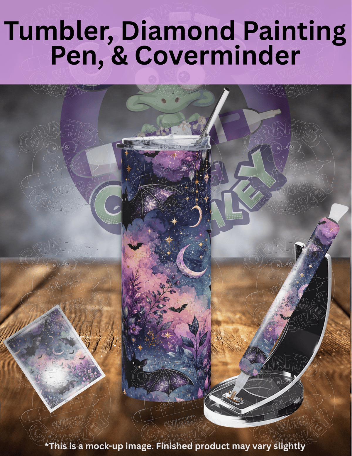 "Gothic Bats" Premium Accessories for Diamond Painting