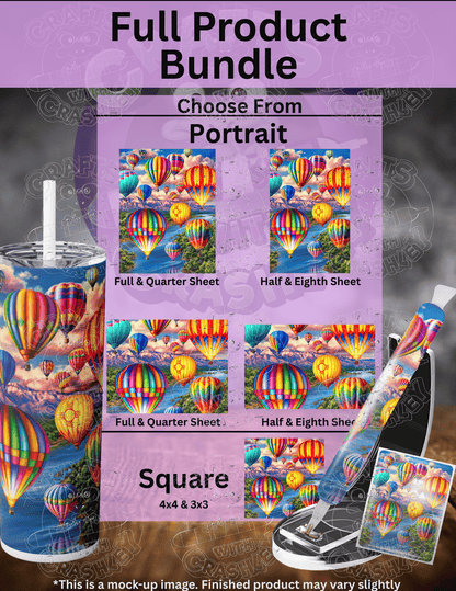 "Hot Air Balloons" by ©Dona Gelsinger Premium Accessories for Diamond Painting