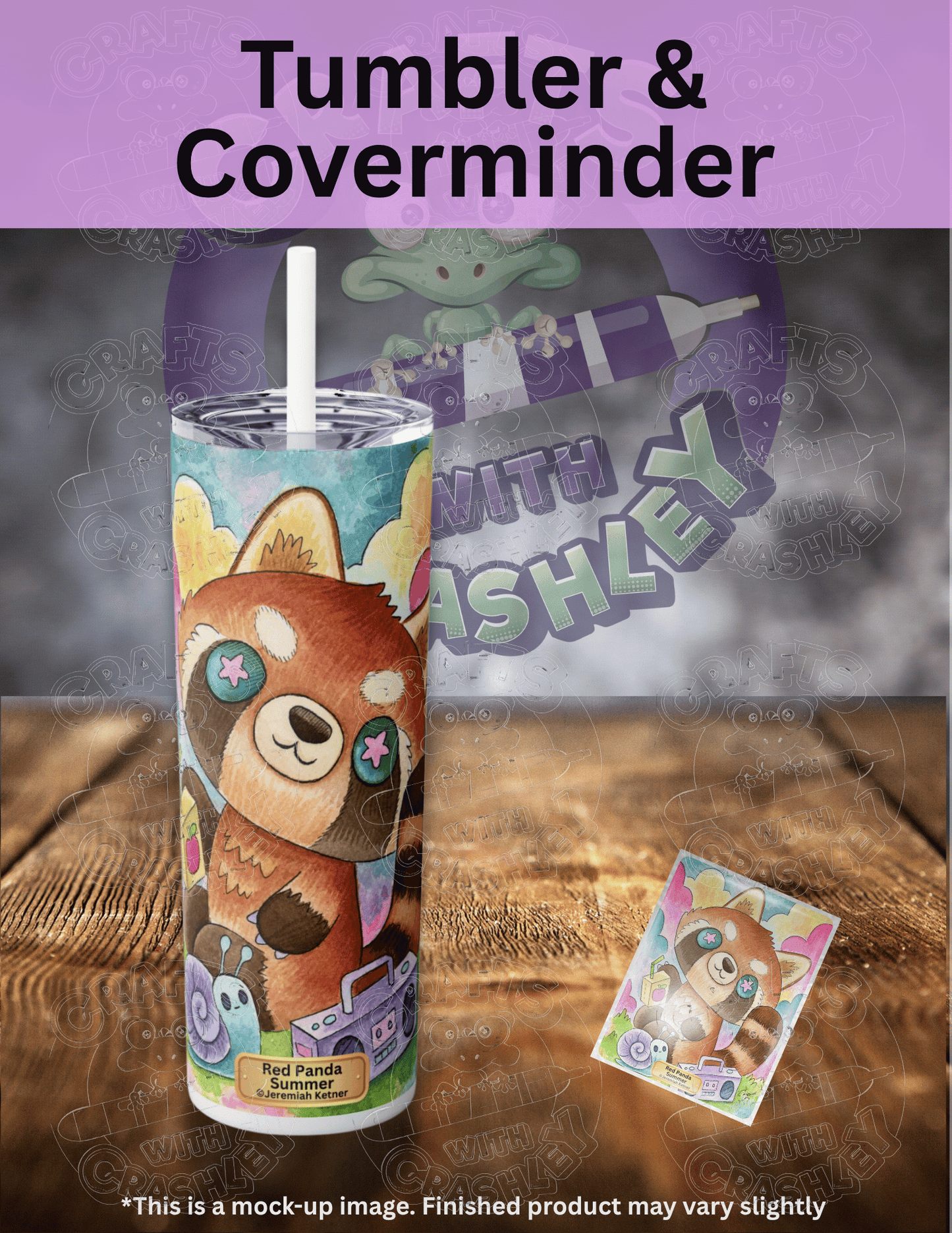 "Red Panda Summer" by ©Jeremiah Ketner Premium Accessories for Diamond Painting