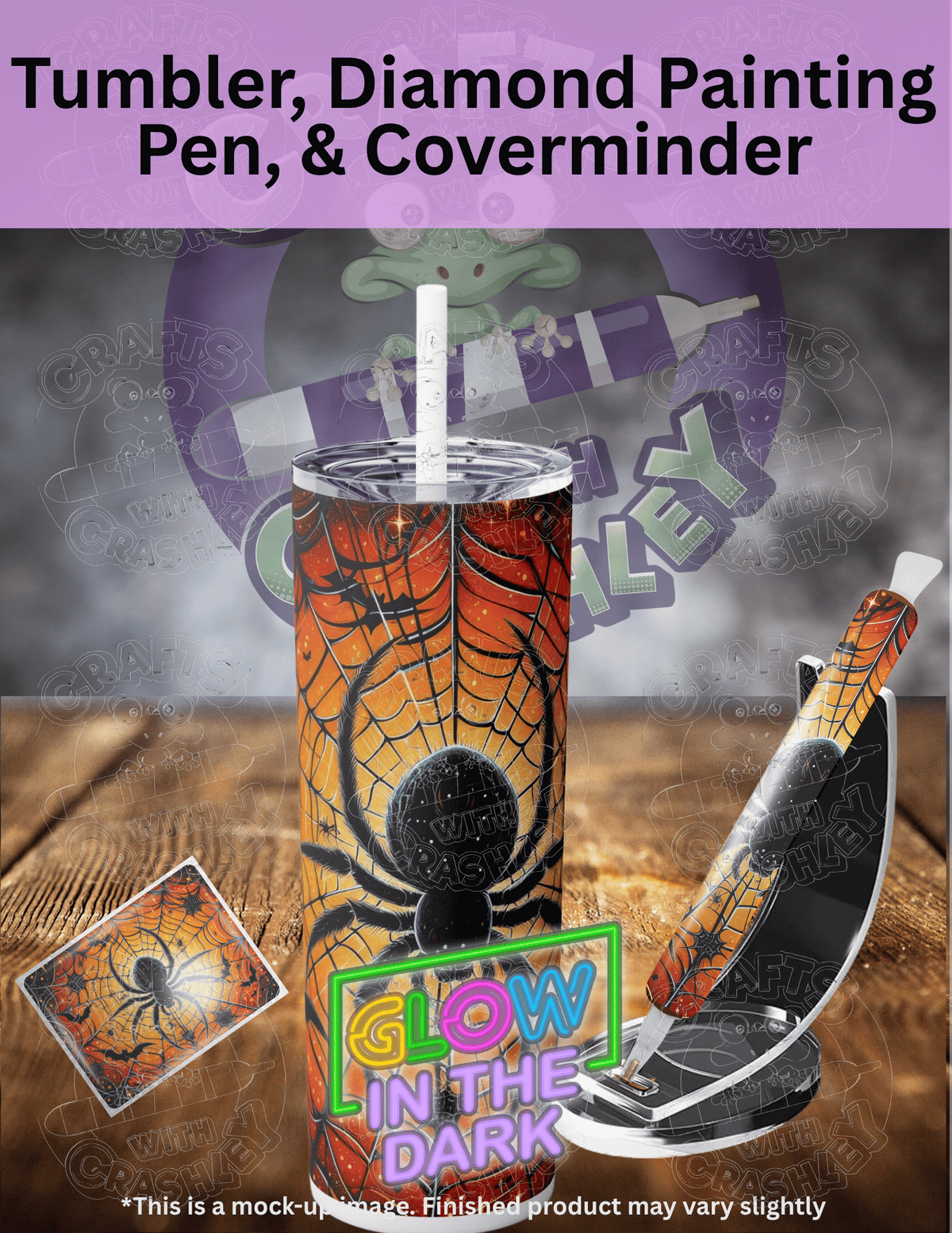 "Glimmering Spider" Premium Accessories for Diamond Painting