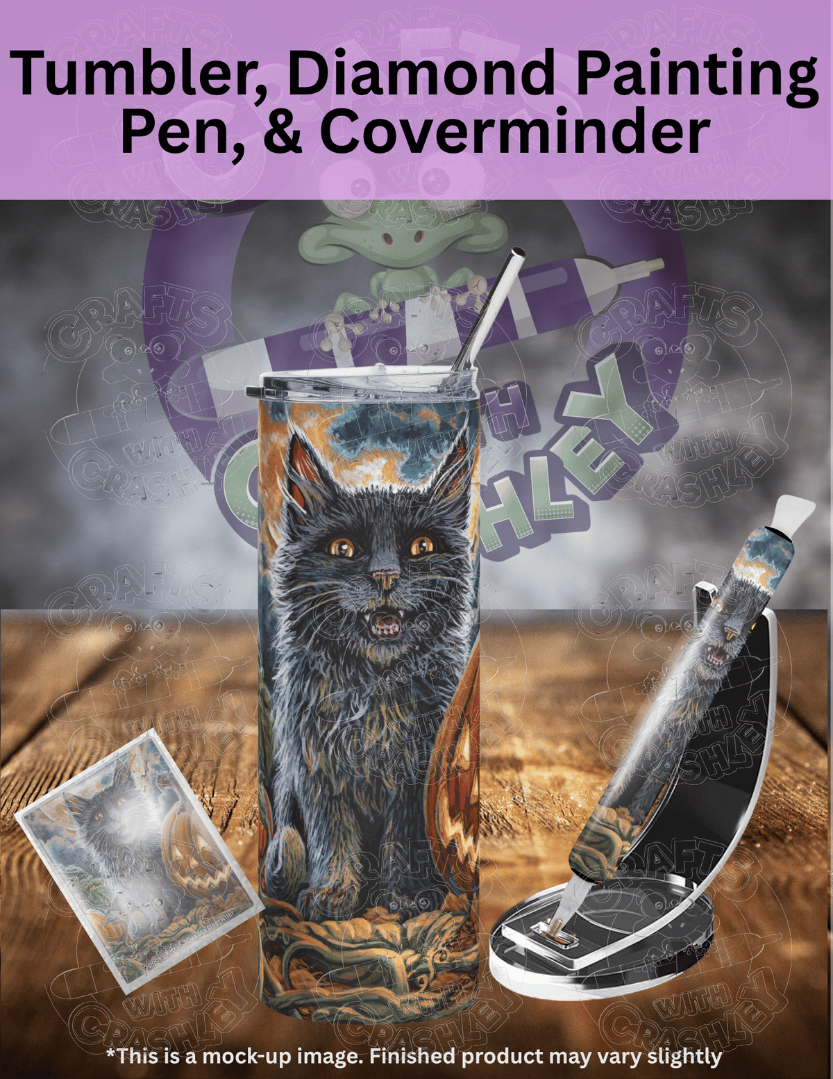 "Spooky Kitty" by ©Dakota Daetwiler Premium Accessories for Diamond Painting