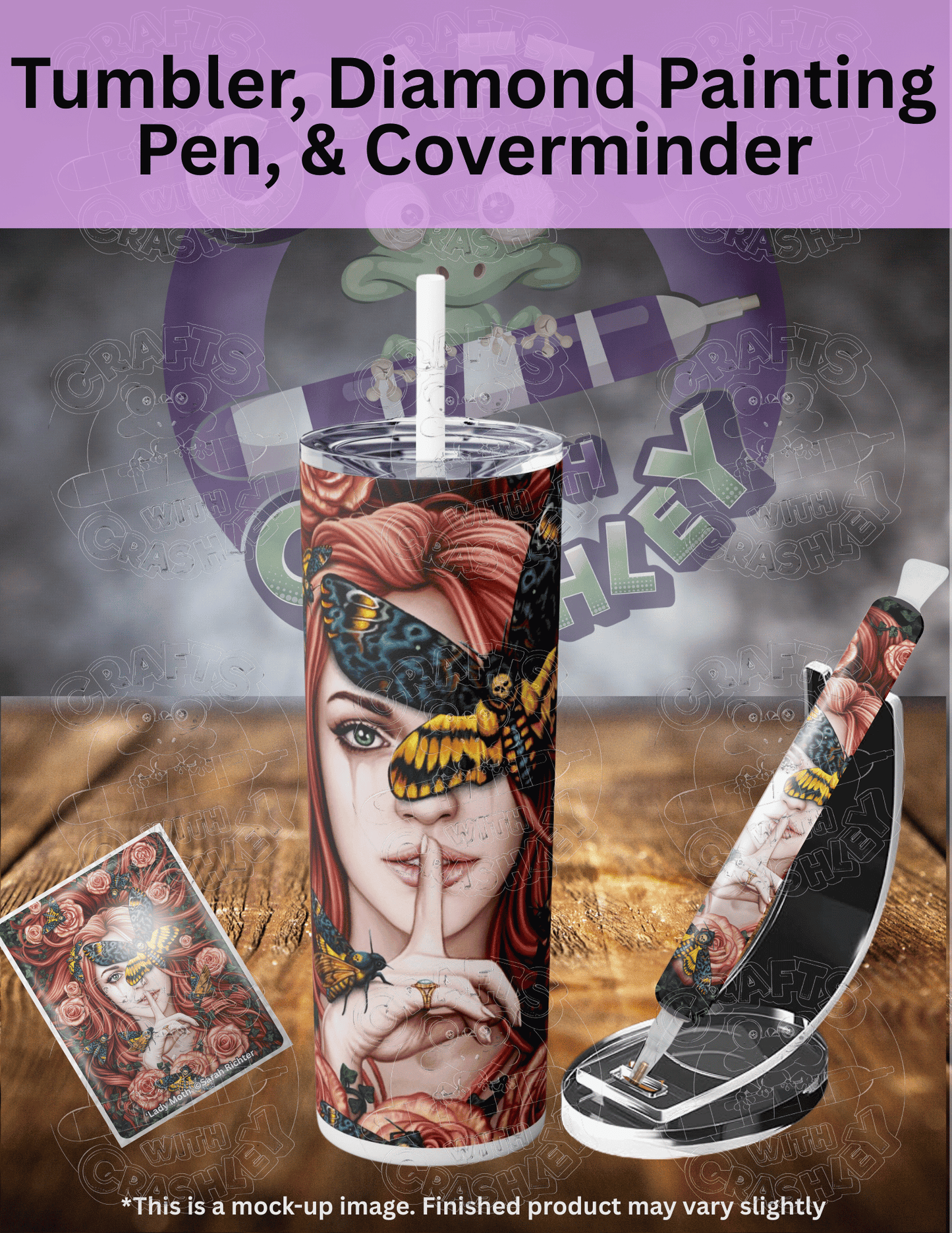 "Lady Moth" by ©Sarah Richter Premium Accessories for Diamond Painting