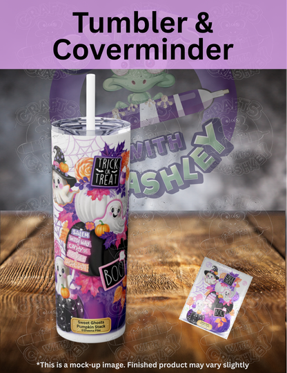 "Sweet Ghosts Pumpkin Stack" by ©Sheena Pike Premium Accessories for Diamond Painting