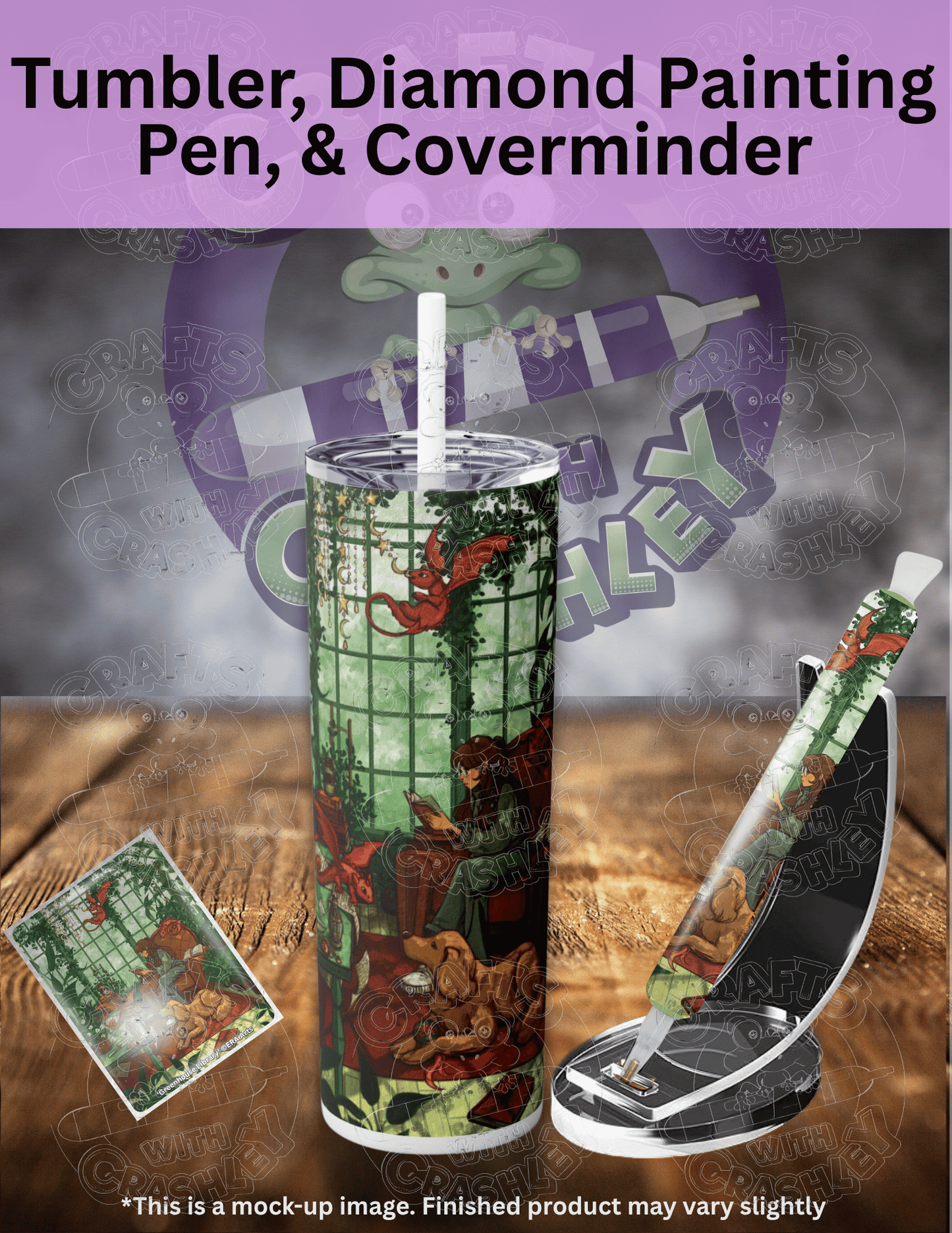 "Greenhouse Library" by ©ERA Arts Premium Accessories for Diamond Painting