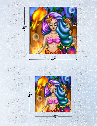 "Under the Sea Beauty" by ©Emma Casey Premium Decorative Release Papers for Diamond Painting