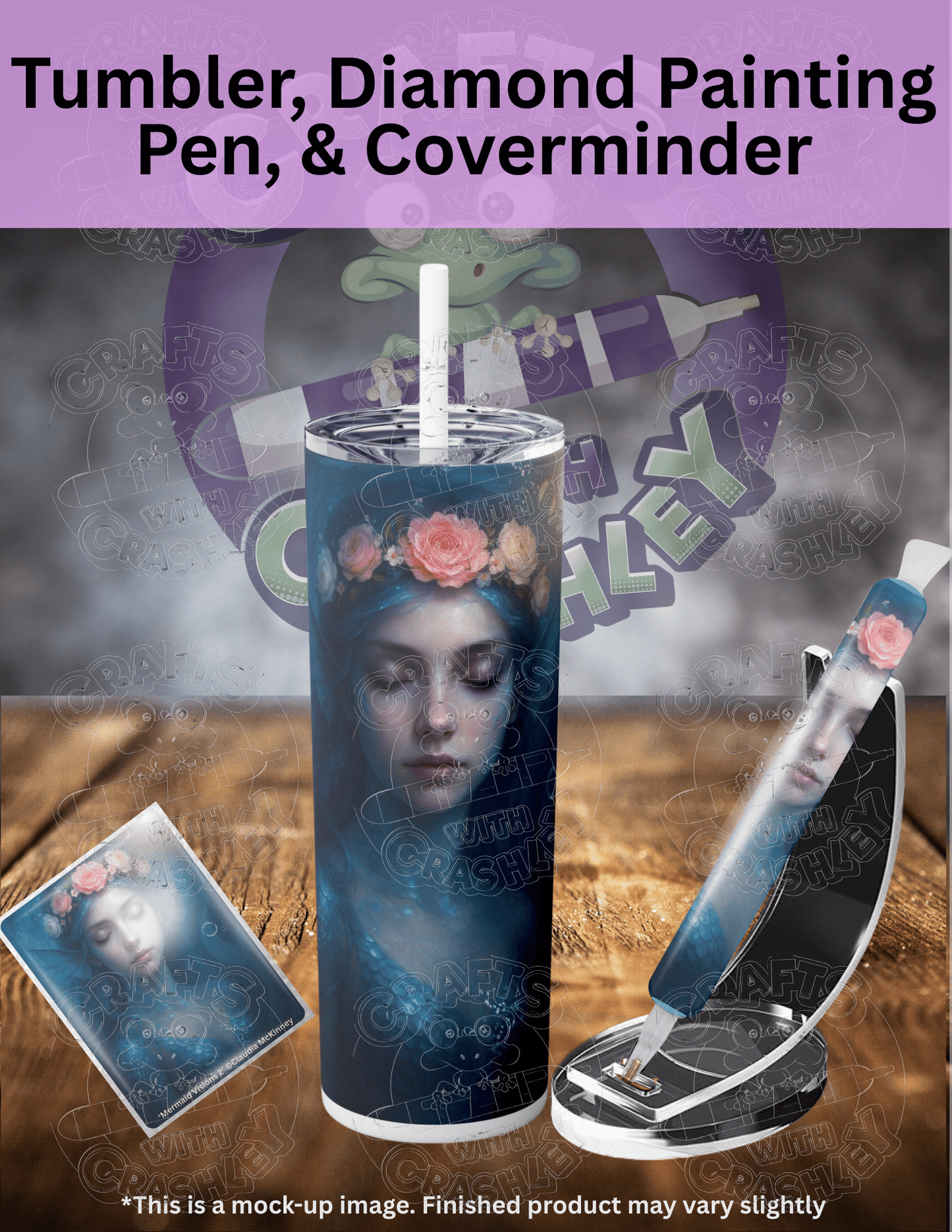 "Mermaid Visions 2" by ©Claudia McKinney Premium Accessories for Diamond Painting