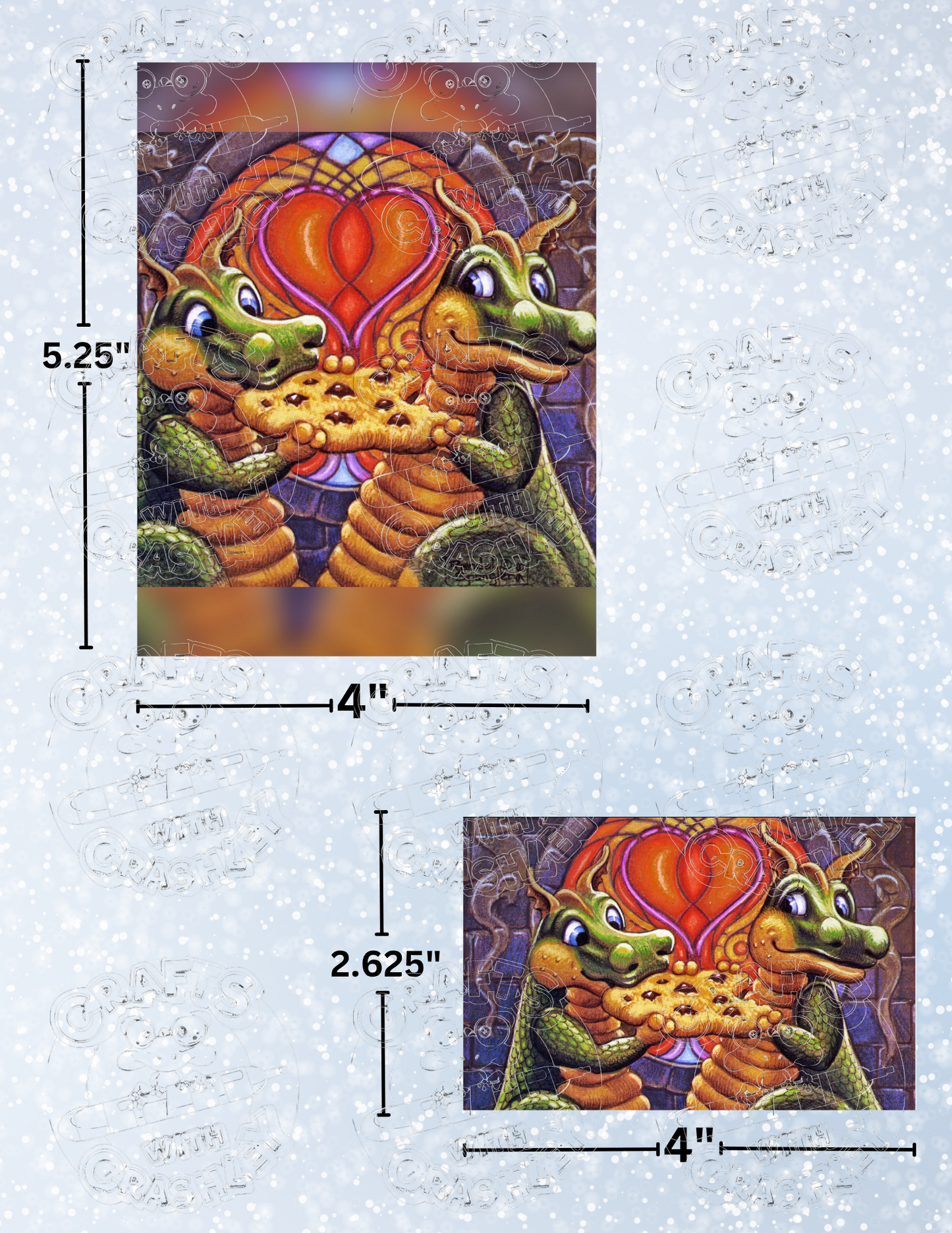 "It Tastes Better When We Share" by ©Randal Spangler Premium Decorative Release Papers for Diamond Painting