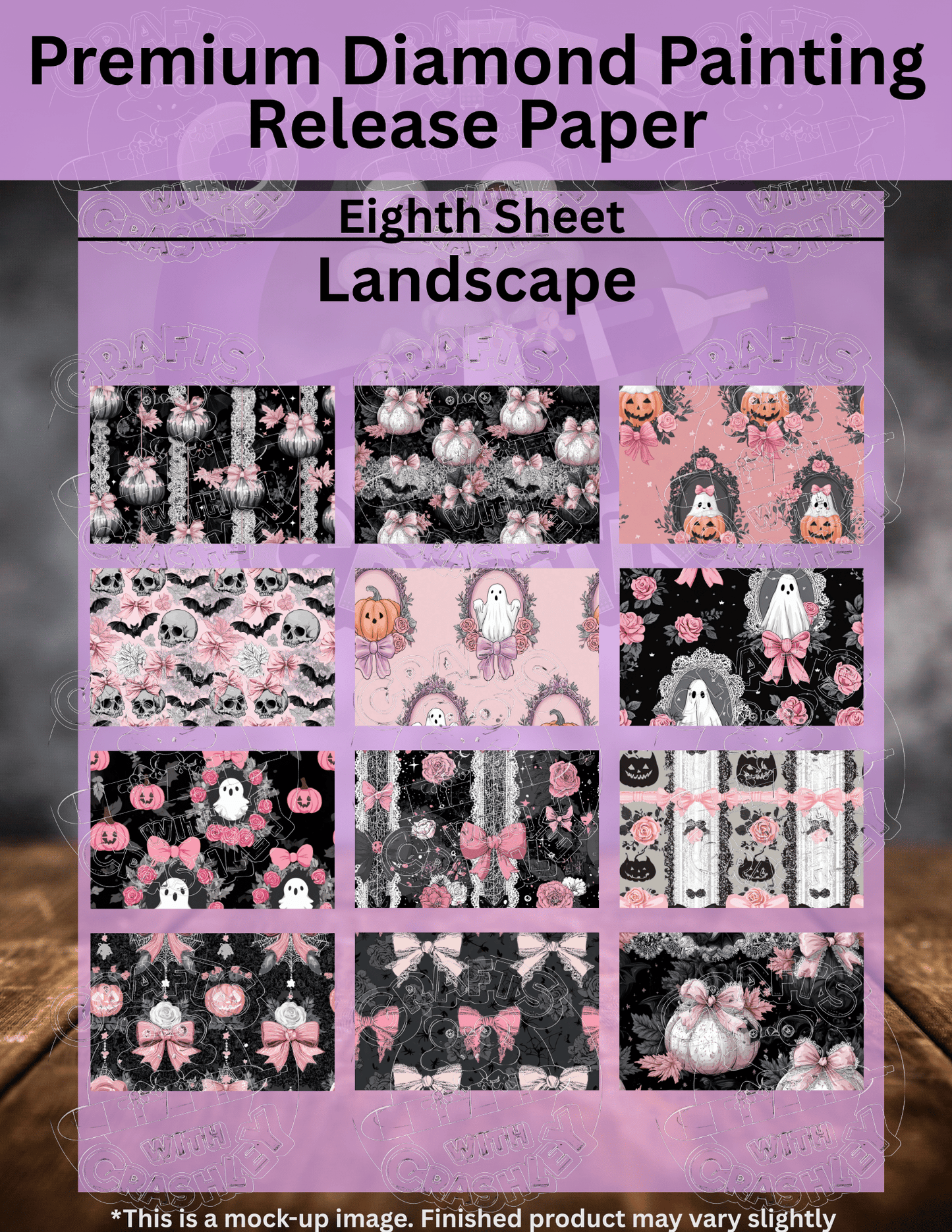 Gothic Pink Combo Pack Premium Release Paper for Diamond Painting