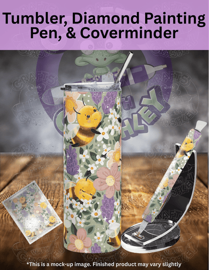 "Bee Bee Bumble Bee" by ©Karii Creates Premium Accessories for Diamond Painting