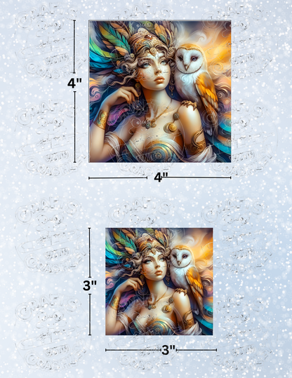"Athena" by ©Stacy Deal Premium Decorative Release Papers for Diamond Painting