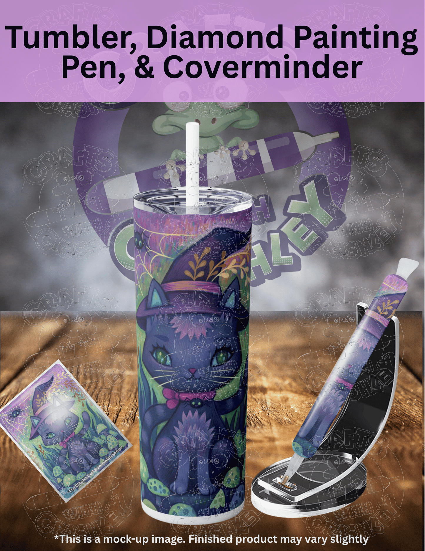 "The Witch's Cat" by ©Jeremiah Ketner Premium Accessories for Diamond Painting