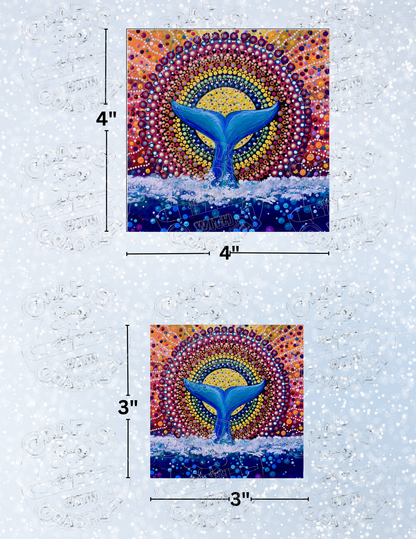 "Sunsplash" by ©Deborah Malcolm Premium Decorative Release Papers for Diamond Painting