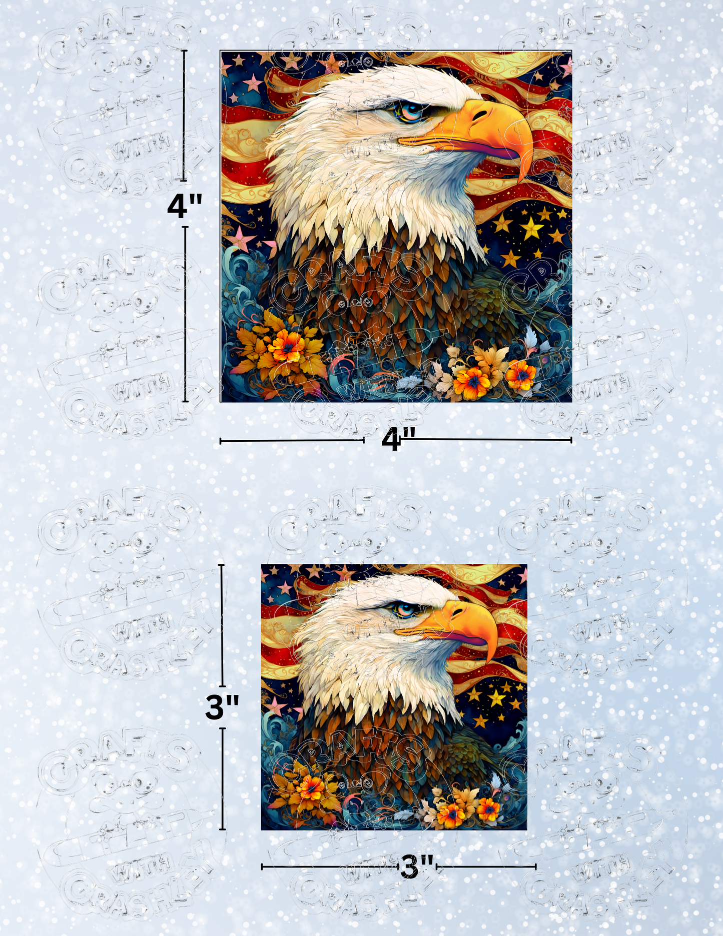 "Eagle Wisdom" by ©T.S. Larking Premium Decorative Release Papers for Diamond Painting