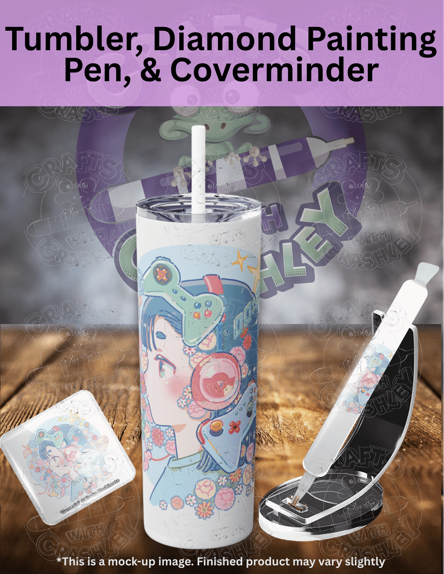 "Gamegirl" by ©Hiroko Hashimoto Premium Accessories for Diamond Painting