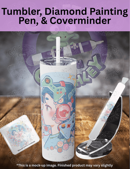 "Gamegirl" by ©Hiroko Hashimoto Premium Accessories for Diamond Painting